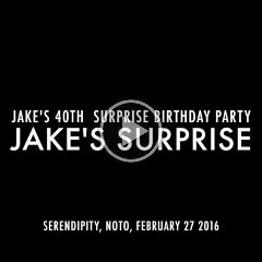 Video of Jake's entrance to the party.