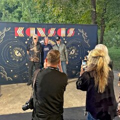 Rich, Phil, and Kerry. (Dave was out front watching Jefferson Starship)