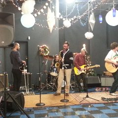 all decked out with festive lighting