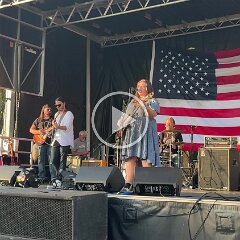 IMG 010838  Amanda is joined by Howard Mahan for the closing song of another successful Spirit of Kansas Blues Festival!